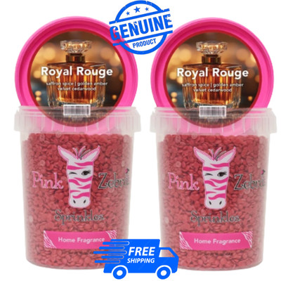 Pink Zebra X2 Royal Rouge Carton Sprinkles  16oz EXP:1/2027 NEW & SEALED