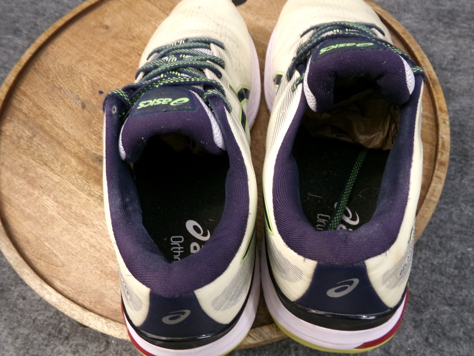 Asics Gel Kayano Ace 1111A209-100 White/Midnight Mens 10.5 Spikeless Golf Shoes thumbnail 10