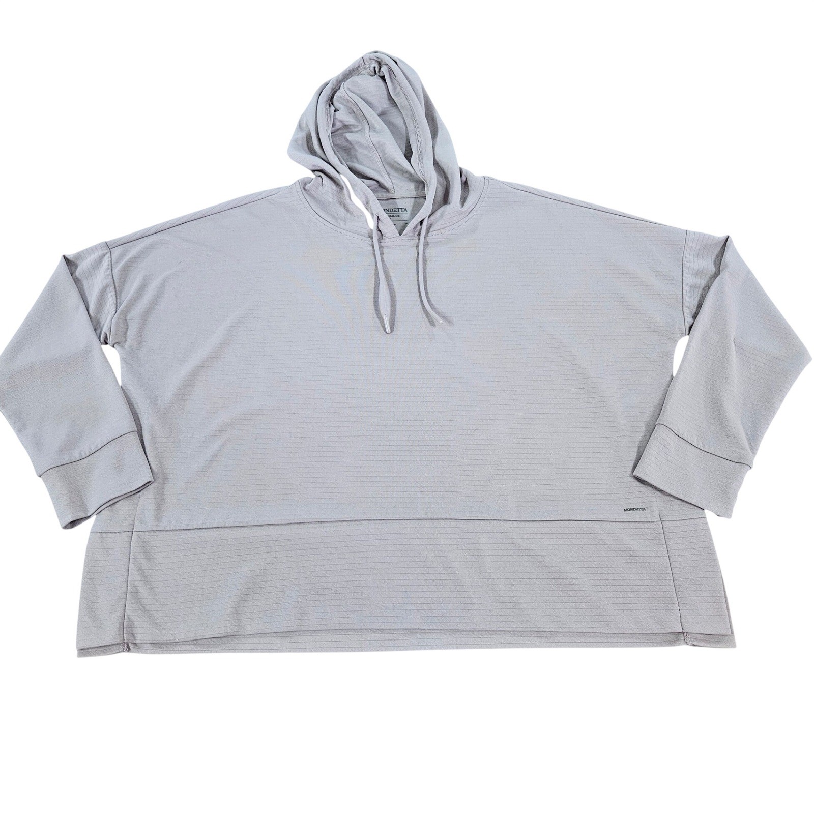Mondetta Performance Womens Ribbed Pullover Hoodi… - image 1