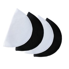 2 Pairs Washable Shoulder Pads for Women Soft Thin Set-In Sewing Sponge Pad Shou