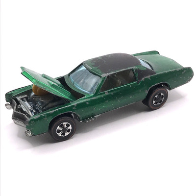 Hot Wheels Redline Custom Eldorado 1967/1968 Green Gray Int. - Made In Hong Kong