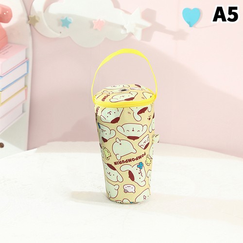 1 Piece Portable Milk Tea Handbag Insulation Bag Insulation Cup Set JW - Photo 27/31