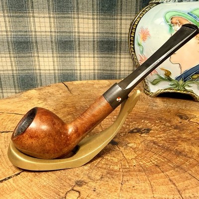Smooth LANCASTER Acorn - Vintage Briar Meer Lined Estate Tobacco Pipe