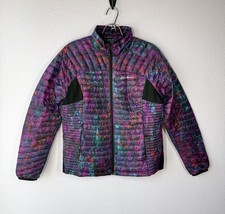 Eddie Bauer First Ascent Storm Down 800 Puffer Jacket Women  s L Vibrant Colorful