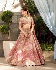 INDIAN BRIDAL LEHENGA CHOLI PARTY WEAR CHOLI LEHNGA BOLLYWOOD DESIGNER DRESS EID
