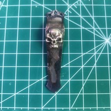 1 Pc Hand Made Silver Skulls 3-Hole Pocket Clip for Benchmade Emerson ZT