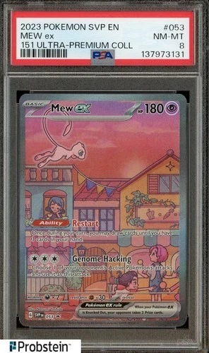 2023 Pokemon SVP EN 151 Ultra Premium Collection #053 Mew ex PSA 8 MINT