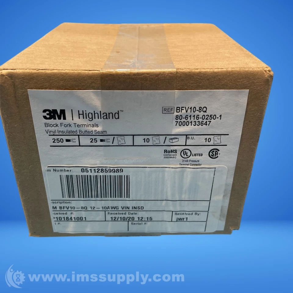 3M BFV10-8Q Block Fork Terminal FNFP - Image 2 of 4