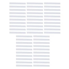 50Pcs White Makeup Brush Mesh Cover Cosmetic Brush Protector Net Sleeve Guards/