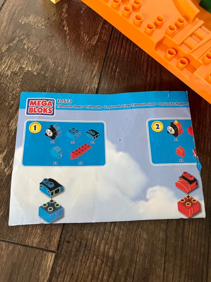 Mega Bloks 10573 Thomas & Friends Train Tidmouth Shed Building Set James RARE - Image 4 of 4