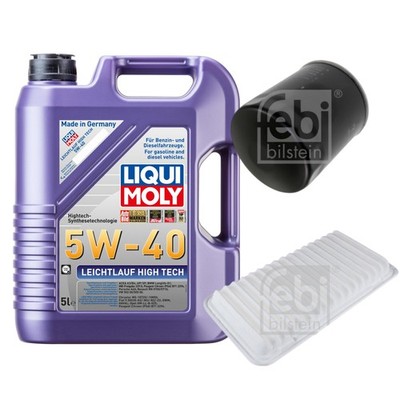 FEBI Inspektionspaket 5L LIQUI MOLY 5W-40 Leichtlauf High Tech für Mazda MX-5