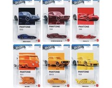 Hot Wheels Silver Series PANTONE Complete Set of 6 Cars - NEW Sealed