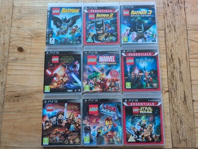 Lego PS3 9 Spiele Konvolut Batman 1 2 3 Harry Potter Star Wars Herr der Ringe 