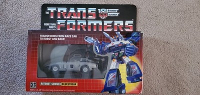 1984 Hasbro ORIGINAL Transformers G1: BLUESTREAK Autobot = COMPLETE & VINTAGE 