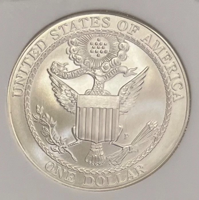 2008 P BALD EAGLE $1 Commemorative Silver Dollar  NGC MS70  🦅 - Image 4 of 4