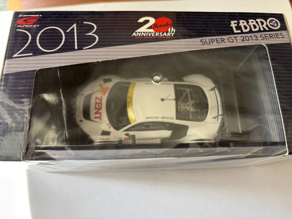 2013 Audi R8 LMS Zent Ultra SuperGT300 Okayama Test 1:43 Ebbro 44948- - Image 3 of 4