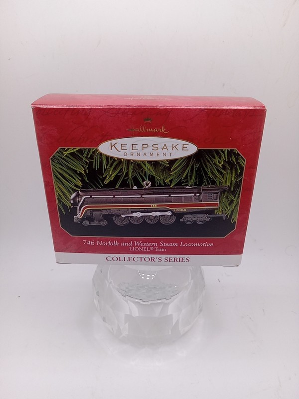 Hallmark Keepsake Ornament 746 Norfolk & Western Steam Locomotive Lionel 1999 