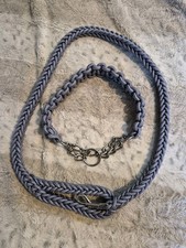 Martingale Dog Collar | Lead Set | | Nylon, Chain, Plaited 