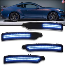 Smoke LED Side Marker Light Kit for 2024-2025 Ford Mustang EcoBoost/GT/Dark