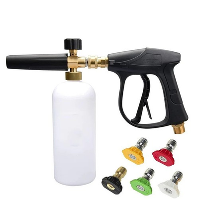#ad 1 4quot; Washer Gun Snow Foam Car Wash Soap Lance Cannon Spray Pressure Jet Bottle $23.74