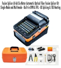 Fusion Splicer AI-6A 6 motor Fiber Fusion Splicer - 8S Splicing & 18S Heating