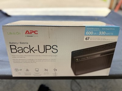  APC BE600M1 600VA 330 Watts Back-up Battery Power Supply USB Charging Port