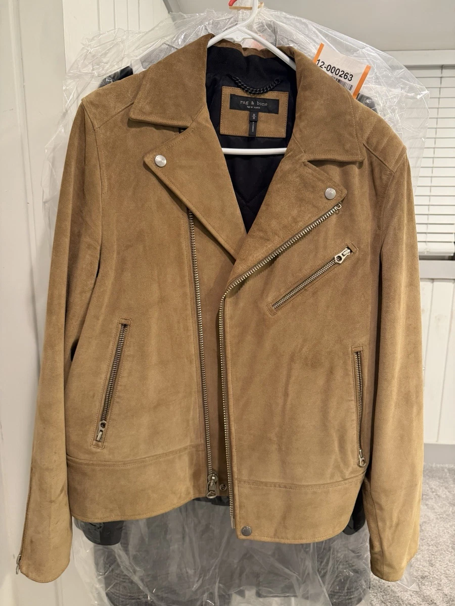 Suede Motorcycle Jackets for Men for sale - eBay