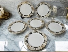 Noritake Black Christmas Ball 20056 Dinner Pl...