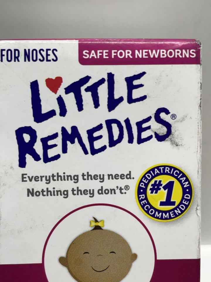 Little Remedies Saline Spray + Drops 1 oz Breathe Easy Exp 08/2026 New - Image 2 of 4