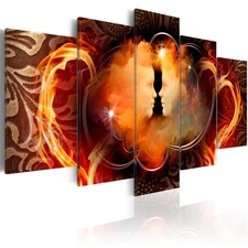 ABSTRACT Canvas Print Framed Wall Art Picure Photo Image h-A-0069-b-m