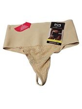 Maidenform Thong Firm Tummy Shaping Pantie No-Pinch Cooling Underwear Womens M