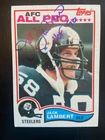 New ListingJack Lambert Autographed  1982 Topps Football Card #213 Steelers Hall of Fame