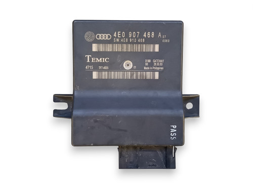 Audi A8 D3 / Q7 Gateway Steuergerät 4E0907468A / 4E0910468  Diagnose CAN-Gateway