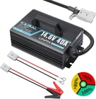 Lithium Battery Charger 14.6V 40A LiFePO4 Smart Charger for RV, Boat, Car, Solar