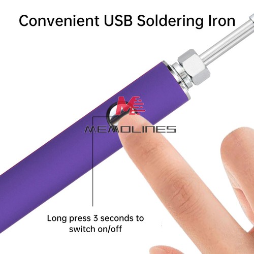 Portable Welding USB Soldering Iron Pen Kit 510 Interface With Display 650mah US - Bild 8 von 34