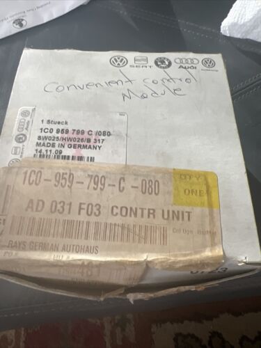 VW Golf 1J Convenience System Central Control Unit ECU 1C0959799B 2001-2011 (B-2 - Picture 2 of 2