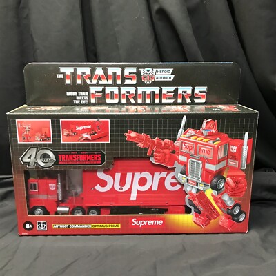 NIB Hasbro Supreme Optimus Prime Transformers 40 Years Autobot