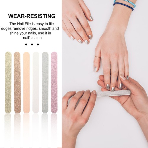 30 piezas tampón de archivos de uñas -pulido de uñas lateral para salón de manicura de uñas- - Imagen 11 de 23
