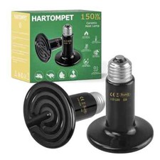 Hartompet Ceramic Heat Lamp Black Reptile Heat Bulb  150W New in Box