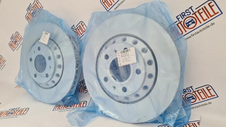 Original Audi A8 VW 2 x Bremsscheibe belüftet hinten 330X22MM 5/112  4E0615601K - Bild 4 von 4