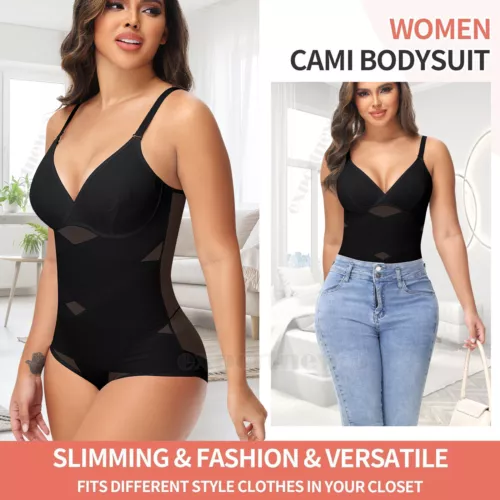 Shapewear Bodysuit for WomenS Body Shaper Tummy Control Body Shapewear Plus Size - Picture 4 of 21