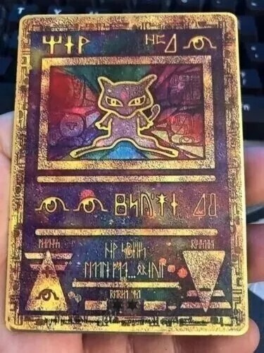 NEW Pokemon Ancient Mew Promos Metal Card - TCG Pokémon Cards Gift