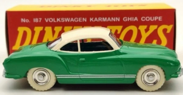Dinky Toys Atlas by Norev VW Volkswagen Karmann Ghia Coupe 187 Green Repro. 1/43 - Image 2 of 2