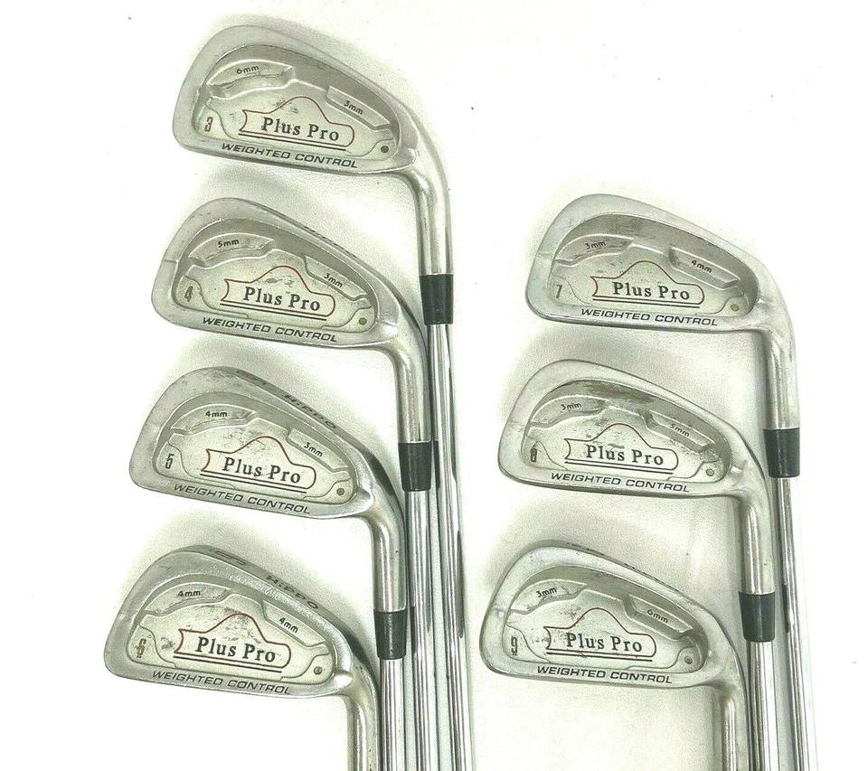 Hippo Plus Pro Weighted Control 3-9 Iron Set RH Hippo TT Steel Shafts - Image 2 of 4