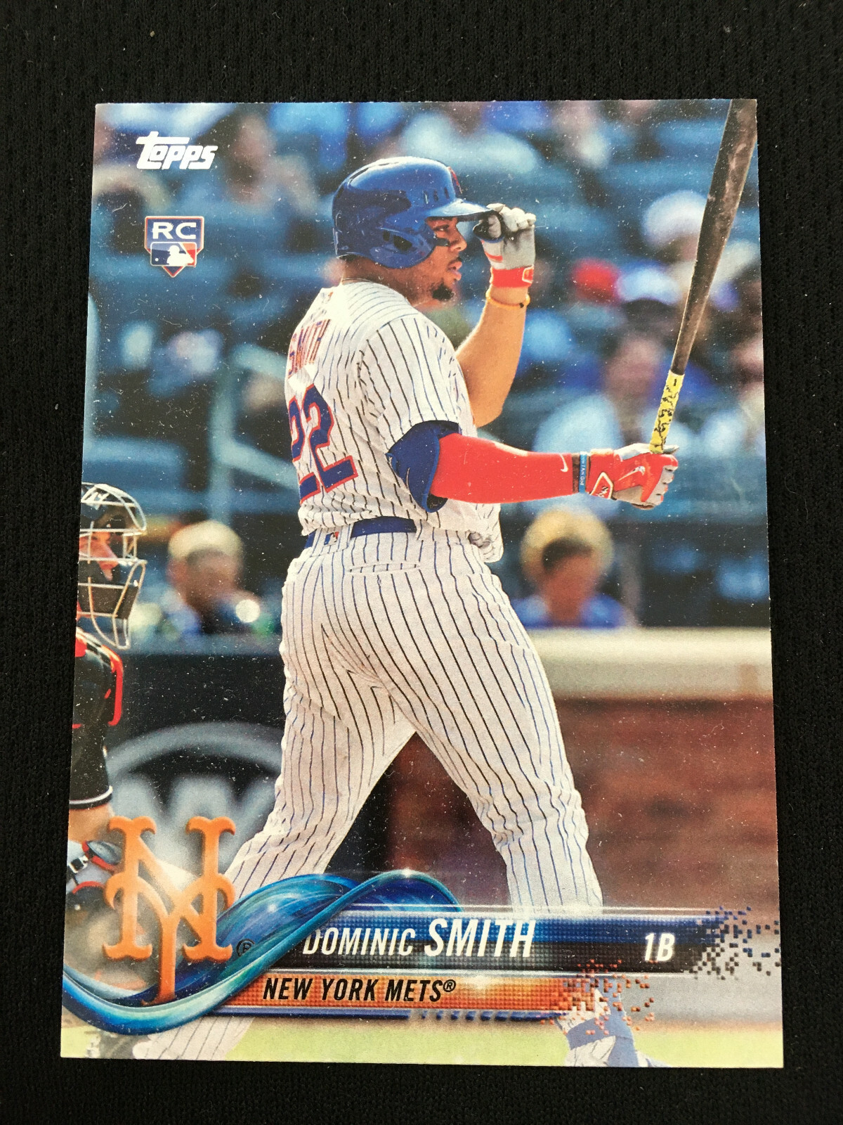 DOMINIC SMITH ROOKIE TOPPS 2018 NEW YORK METS RC BASEBALL CARD | eBay