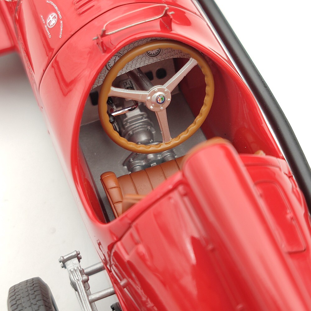 BOS 1/18 Alfa Romeo Tipo B P3 Aerodynamic 1934 Red BOS066 Resin Model Limited