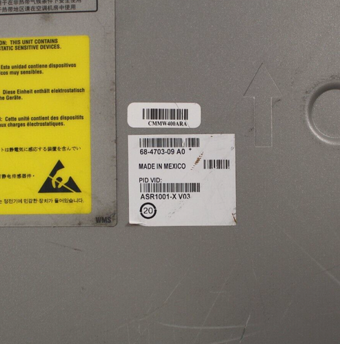 Cisco ASR1001-X 6-Port GE Aggregation Services Router 68-4703-09 dual PSU - Picture 9 of 14