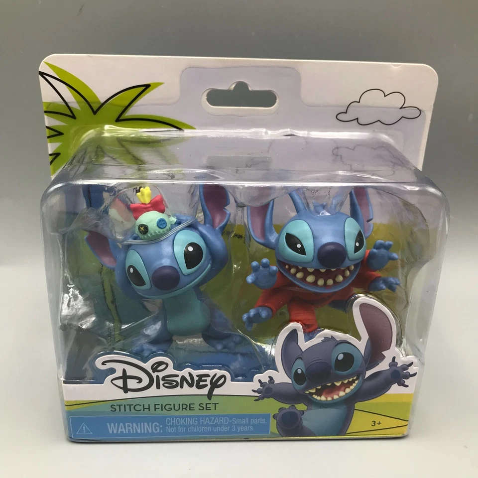 Juego de figuras Disney LILO & Stitch figuras de 3" puntada Scrump alienígena puntada Foto 2 de 4