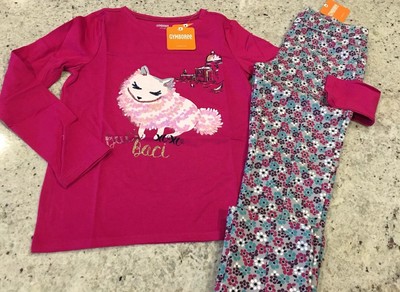 Gymboree Girls Tee /& Floral Pants Outfit Size 4 5 6 7 8 10 12 Retail $57.90