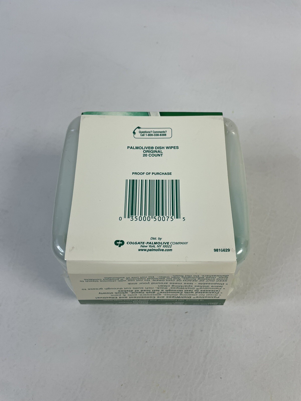 Palmolive Dish Wipes Original Scent Disposable Pretreated Camping
